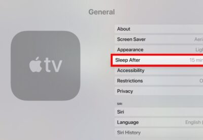 Cómo encender y apagar el Apple TV